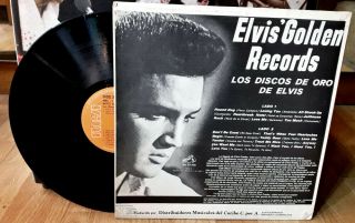 Elvis Dominican Republic Los Discos De Oro Mkl - 1116 Rare Lp Rock’n’roll