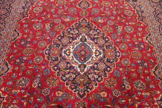 Traditional Oriental Floral Area - Rug Hand - Knotted Carpet 10 x 13 RUGS 3