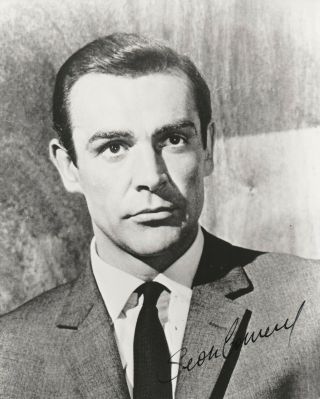 Sean Connery (james Bond) Signed 10x8 Photo