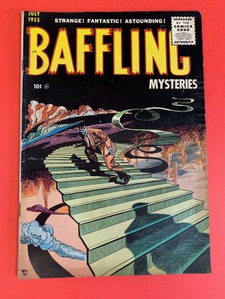 Baffling Mysteries 25 (1955) Pre - Code Horror Comic Book