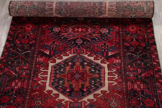 Palace Size Geometric Oriental Runner Rugs Hand - Knotted Decorative Carpet 3 X 13