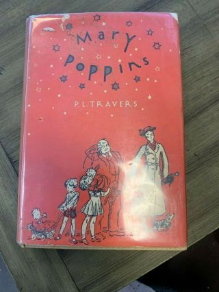Vintage Mary Poppins By P.  L.  Travers 1934 1st Edition,  Hc,  Harcourt,  Brace And C