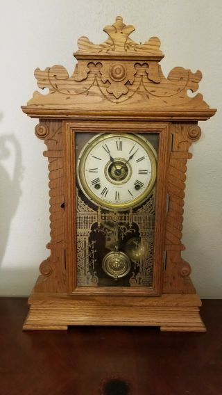 Antique Seth Thomas Clock,  Runs But Need Ajustments To Work Properly