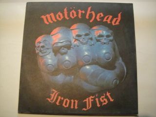 Motörhead/motorhead ‎– Iron Fist Lp Soviet Different Press