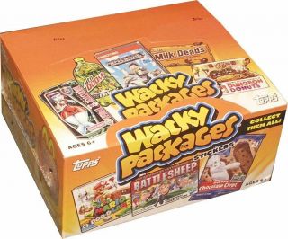 Wacky Packages All Series 10 Stickers Box [2013/hobby]