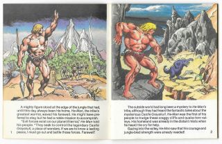 1981 Mattel Masters of the Universe He - Man and the Power Sword Mini - Comic Book 2