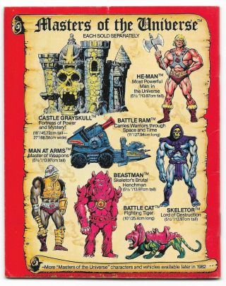 1981 Mattel Masters of the Universe He - Man and the Power Sword Mini - Comic Book 3