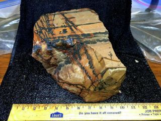 Z Indian Paint Stone Faced Rough 17 Lbs 3