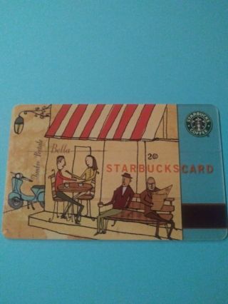 Starbucks Gift Card 2002 Vhtf " Vespa " No Value 17 Years Old