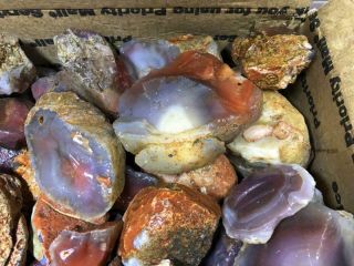 Z Swali / Swazi Rose Agate Rough fr Mozambique,  Africa 40 Lbs 1 2