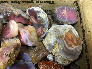 Z Swali / Swazi Rose Agate Rough fr Mozambique,  Africa 26 Lbs 3