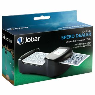 Jobar Casino Speed Dealer Battery Powered Playing Card Dealer