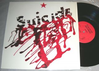 Suicide Alan Vega Martin Rev Self Titled S/t Debut Vinyl Lp Record 1977 Album Nm