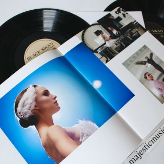 Black Swan Rare Book And Soundtrack Vinyl 2 Lp Natalie Portman N.  Rare