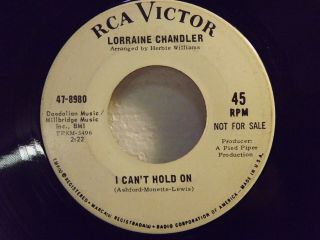 Soul 45 - - Lorraine Chandler - - Rca Dj " I Can 