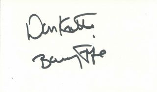 Don Knotts Andy Griffith Show Barney Fife Uncommon Signed Autographed Card
