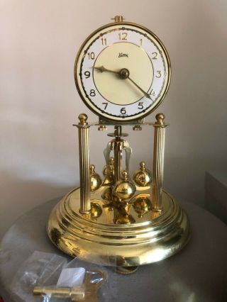 Konrad mauch,  (Koma) Miniature,  400 Day Anniversary Clock,  Under Glass Dome. 2