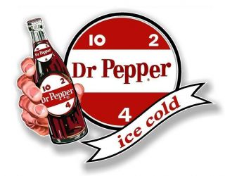 Dr.  Pepper Vending Machine ? Restoration Water Slide (not A Sticker) Decal