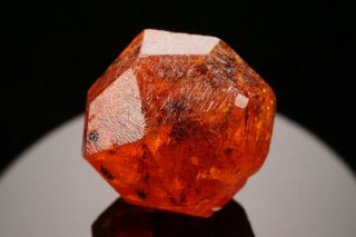 Gem Orange Spessartine Garnet Crystal Loliondo,  Tanzania