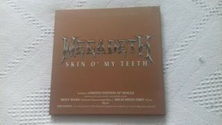 Megadeth Special Limited Edition 10 " Single Box Skin Of My Teeth:vinyl