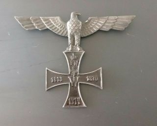 Imperial German Eagle Iron Cross 1813 - 1870 - 1914 Elite Ss Waffen