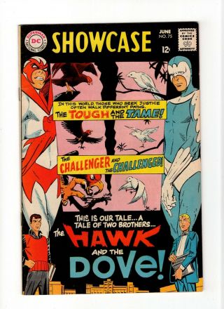 Showcase 75 Vf,  8.  5 Dc Comic Key 1st Hawk & Dove Silver Age 12c