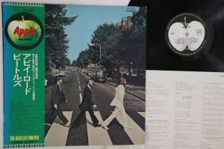 Lp Beatles Abbey Road Ap8815 Apple Japan Vinyl Obi