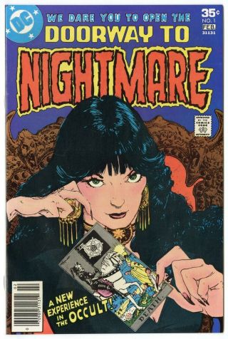 Doorway To Nightmare 1 Nm 9.  4 White Pages Dc 1978 A
