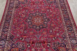 Traditional Floral Oriental Area Rug Wool Hand - Knotted SIGNED Carpet 10x14 3