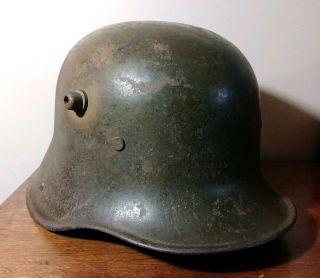 Antique Complete Ww1 Germany Model 1916 Steel Army German Helmet Rare