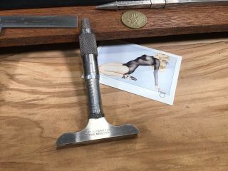 Starrett No.  440 - A Micrometer Depth Gauge Hand Tool - Machinist Mill Vintage Etc