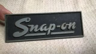 Metal Snap - On Tool Box Emblem/ Name Plate Badge