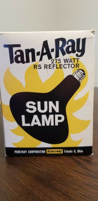 Vintage Tan - A - Ray Sun Lamp