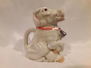Vintage Rare Cow Creamer Pitcher Made In Germany Porcelain