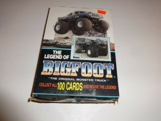 Monster Truck - The Legend Of Bigfoot Trading Card Box By Leesley 48 Packs