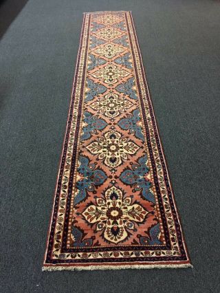 On Great Hand Knotted Persian Mahal - Hamadan Rug Carpet Geometric 2 