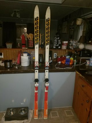 Vintage K2 710 Fo Snow Ski W/ Marker M46 Bindings
