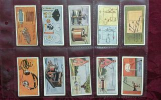 CIGARETTE CARDS,  SET OF HOW TO MAKE YOUR OWN WIRELESS SET,  GODFREY PHILLIPS 1923 3