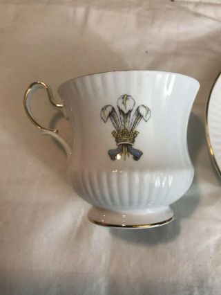 Queens Fine Bone China Princess Diana & Prince Charles Tea Cup &Saucer Rosina 3