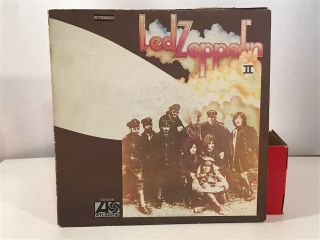 Vintage Led Zepplin Ii Vinyl Album Atlantic Records 1967 Plant Page Jones Bonham