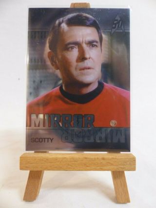 Star Trek Tos 50th Anniversary Mirror,  Mirror Heroes Card Mm4 Scotty