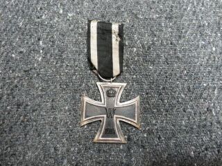 Wwi Imperial German Iron Cross 2nd Class - Ring Marked “s” -