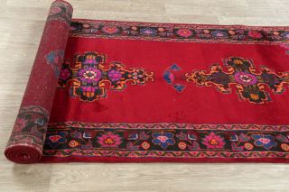 3x10 Geometric Ardebil Oriental Runner Rug Wool Hand - Knotted Home Decor Carpet