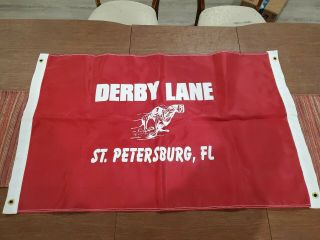 Flag From Derby Lane,  St.  Petersburg,  Fl.  Dog Track