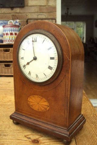 Antique Wooden Mantel Clock For Spares.