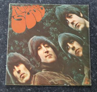 The Beatles - Rubber Soul Vinyl Lp Uk Pressing Mono Pmc 1267 Ex - 4/ - 4