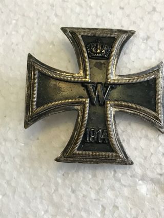 Ww1 German Imperial Iron Cross Ek1 1914/18 1class Order,  Badge,  Medal