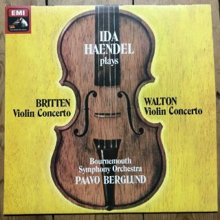 Asd 3483 Britten / Walton Violin Concertos / Ida Haendel / Berglund / Bournem.