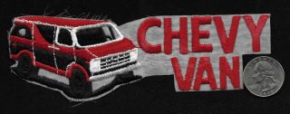 Vintage 60 - 70s Chevy Van Auto Hot Rod Rockabilly Gearhead 6 " Auto Jacket Patch