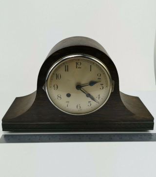 Vintage Mantel Clock With Movement And Chimes For Spares